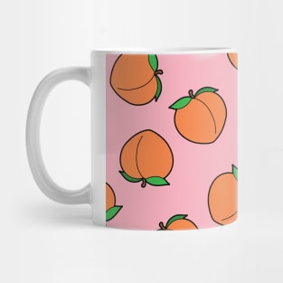 Peach pattern Mug